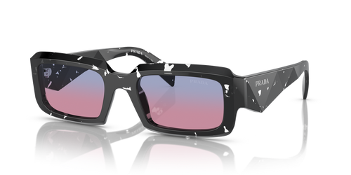 Black Crystal Tortoise / Clear Gradient Blue Gradient Magenta (15O60E)