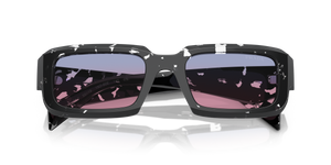 Black Crystal Tortoise / Clear Gradient Blue Gradient Magenta (15O60E)