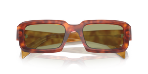 Cognac Tortoise / Green (11P60C)