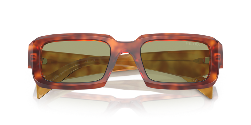 Prada PR 27ZS in Cognac Tortoise / Green (11P60C) - Alternate View