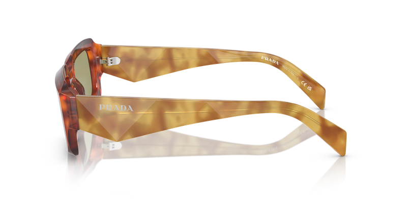 Prada PR 27ZS in Cognac Tortoise / Green (11P60C) - Alternate View