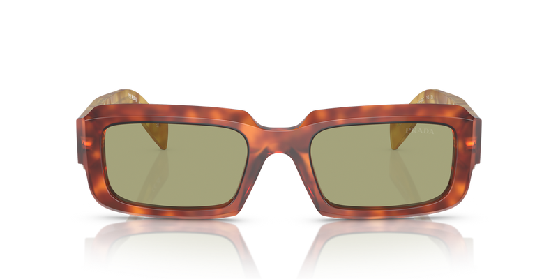 Prada PR 27ZS in Cognac Tortoise / Green (11P60C) - Alternate View