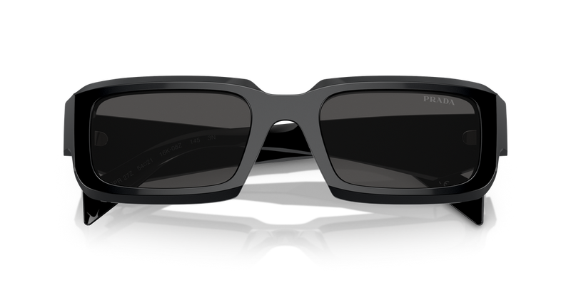 Prada PR 27ZS in Black / Dark Grey (16K08Z) - Side View