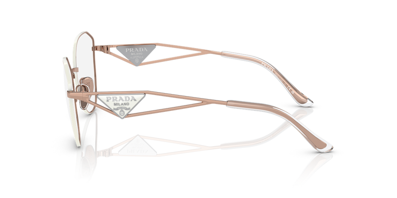Prada PR 52ZV in Pink Gold - Back View