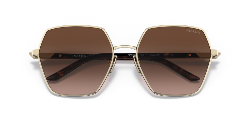 Prada PR 56YS in Pale Gold - Side View