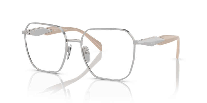 Prada PR 56ZV in Silver / Demo Lens (1BC1O1) - Front View