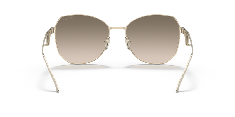 Prada PR 57YS in Pale Gold - Temple Detail