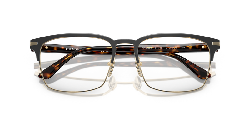 Prada PR 58ZV in Matte Brunished/Pale Gold - Side View