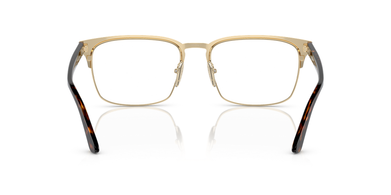 Prada PR 58ZV in Matte Brunished/Pale Gold - Temple Detail