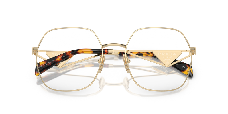 Prada PR 59ZV in Pale Gold - Side View