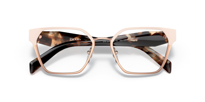 Prada PR 63WV in Powder/Pink Gold / Demo Lens (05L1O1) - Side View