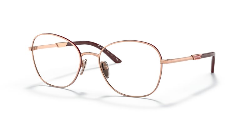 Prada PR 64YV in Rose Gold/Rosso - Front View