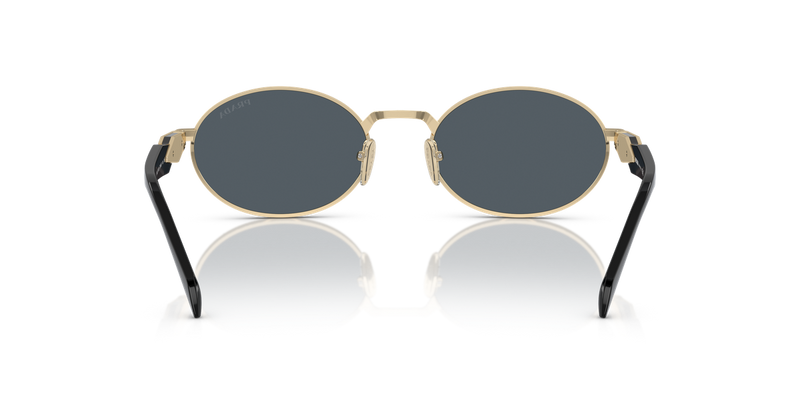 Prada PR 65ZS in Pale Gold / Dark Grey (ZVN09T) - Temple Detail