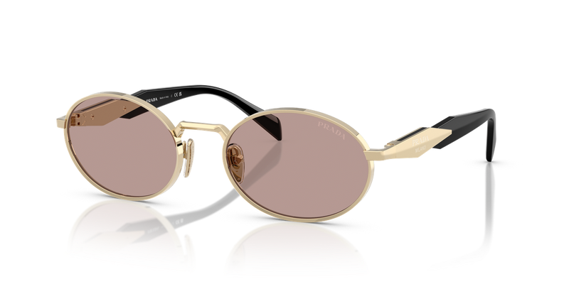 Prada PR 65ZS in Pale Gold / Light Purple Brown (ZVN20I) - Alternate View