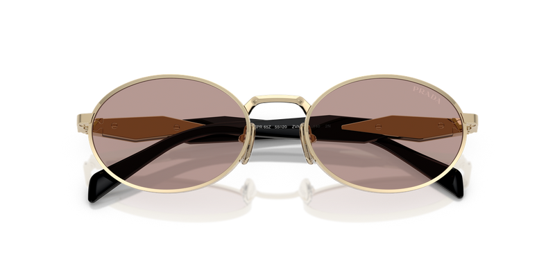Prada PR 65ZS in Pale Gold / Light Purple Brown (ZVN20I) - Alternate View