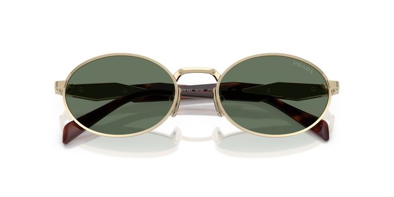 Prada PR 65ZS in Pale Gold / Dark Green (ZVN70L) - Alternate View