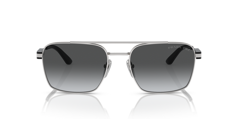 Prada PR 67ZS in Silver / Polarized Grey Gradient (1BC5W1) - Alternate View