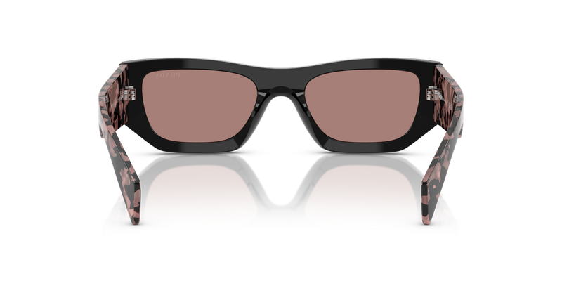 Prada PR A01S in Black / Light Brown (13P60B) - Temple Detail