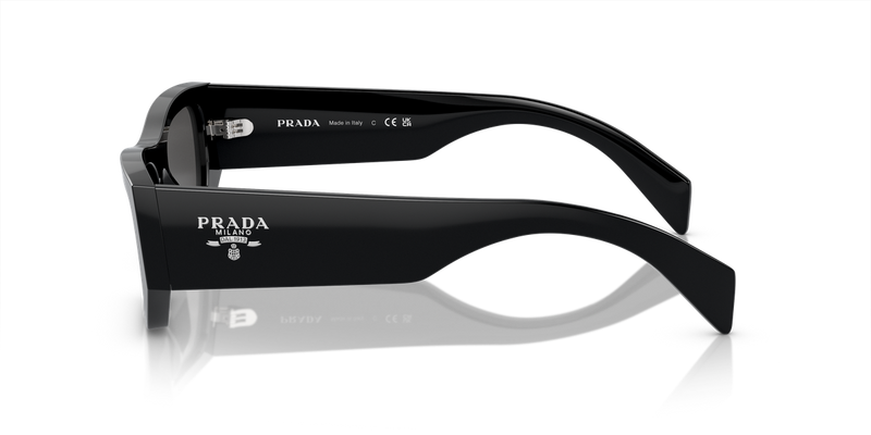 Prada PR A01S in Black / Dark Grey (16K08Z) - Alternate View