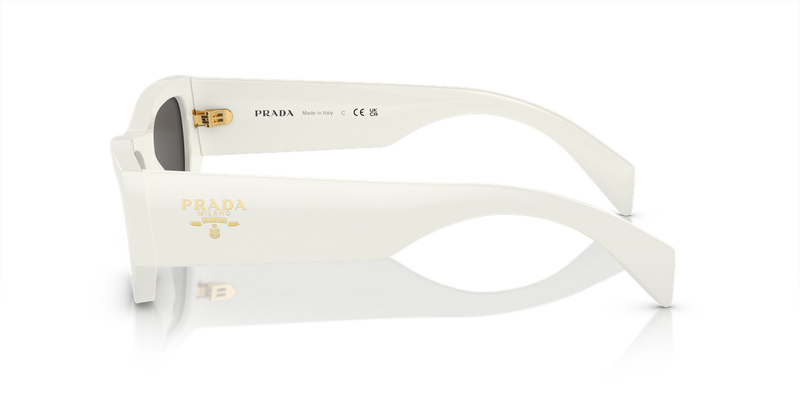 Prada PR A01S in White / Dark Grey (17K08Z) - Alternate View