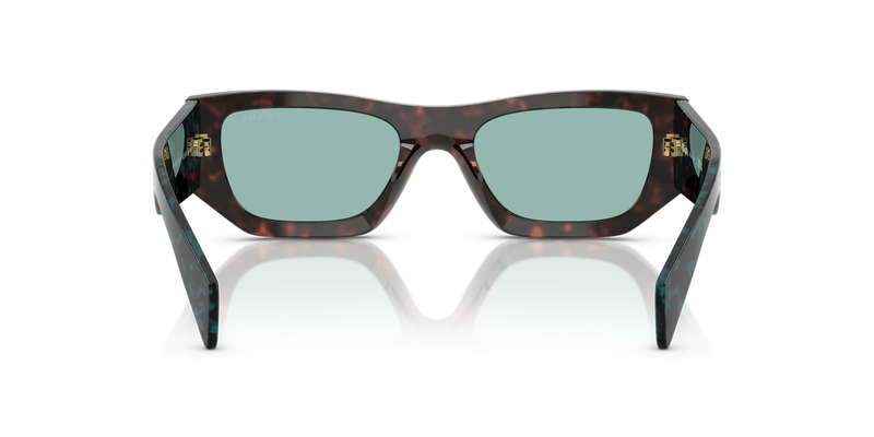 Prada PR A01S in Root Tortoise / Petrol Green (18Z40K) - Alternate View