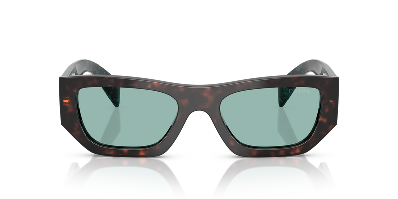 Prada PR A01S in Root Tortoise / Petrol Green (18Z40K) - Alternate View