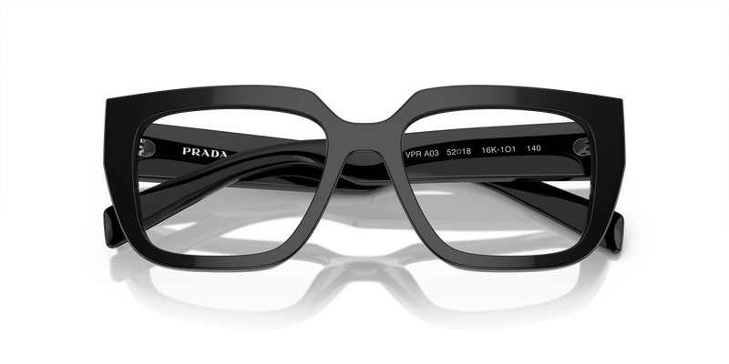 Prada PR A03V in Black / Demo Lens (16K1O1) - Alternate View