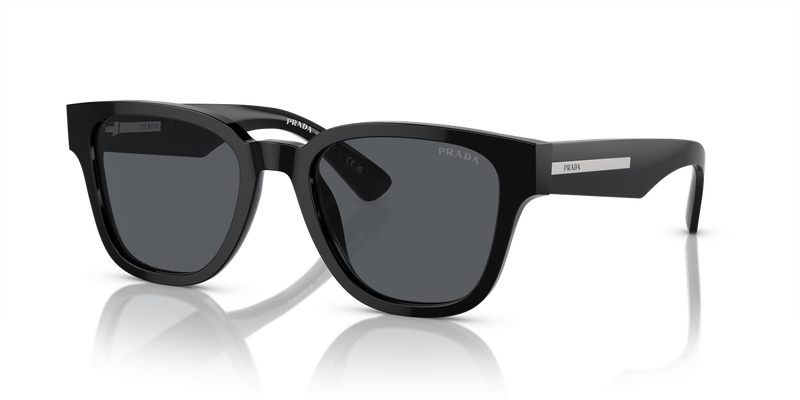 Prada PR A04S in Black / Blue Vintage (16K07T) - Front View