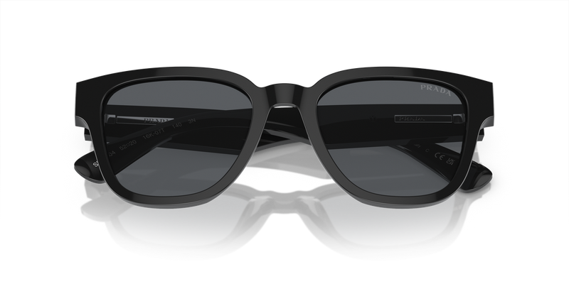 Prada PR A04S in Black / Blue Vintage (16K07T) - Side View