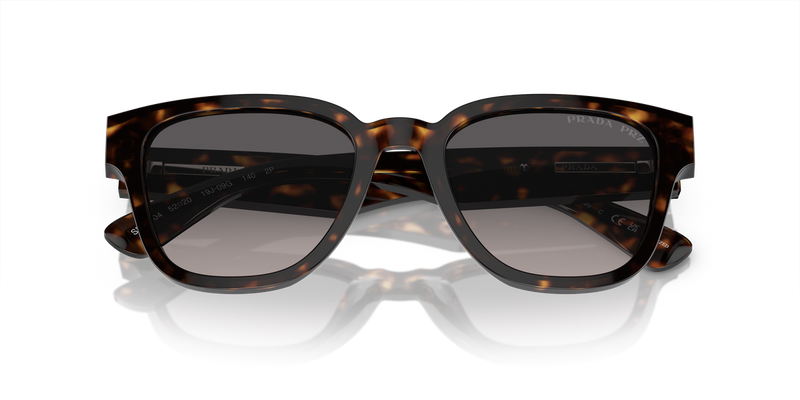 Prada PR A04S in Tortoise / Polarized Grey Gradient (19J09G) - Alternate View