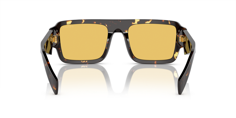 Prada PR A05S in Black Malt Tortoise / Yellow (16O10C) - Temple Detail