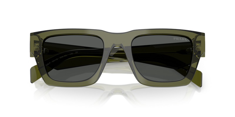 Prada PR A06SF in Transparent Military / Dark Grey (25A40L) - Alternate View
