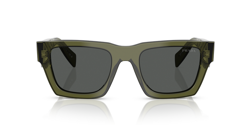 Prada PR A06SF in Transparent Military / Dark Grey (25A40L) - Alternate View