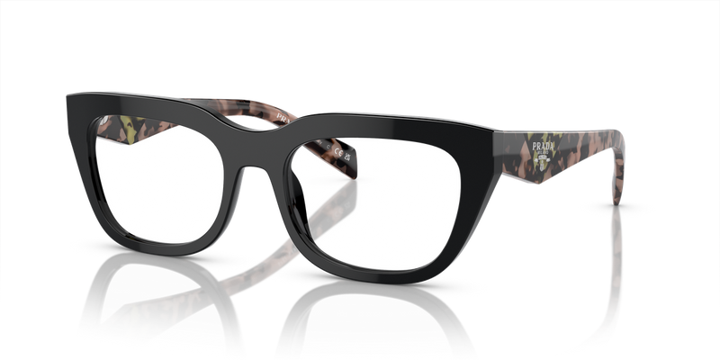 Prada PR A06V in Black / Demo Lens (13P1O1) - Front View