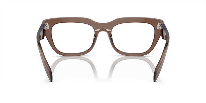 Prada PR A06V in Transparent Brown / Demo Lens (17O1O1) - Alternate View