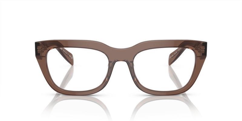 Prada PR A06V in Transparent Brown / Demo Lens (17O1O1) - Alternate View