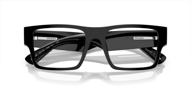 Prada PR A08V in Black / Demo Lens (16K1O1) - Alternate View