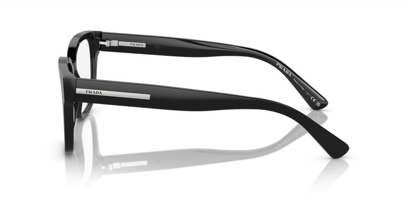 Prada PR A09VF in Black / Demo Lens (16K1O1) - Back View