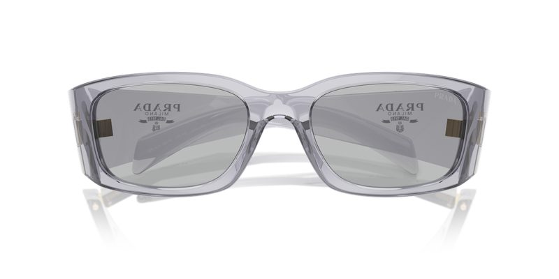 Prada PR A14S in Transparent Grey - Side View