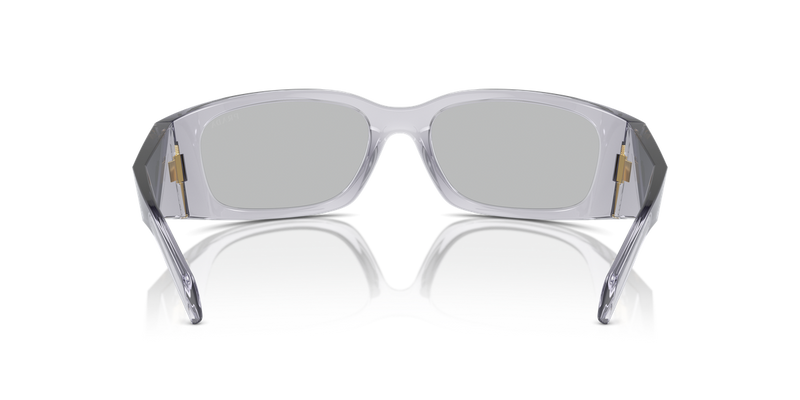 Prada PR A14S in Transparent Grey - Temple Detail