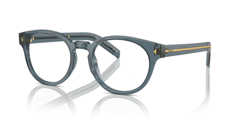 Prada PR A14VF in Transparent Ocean / Demo Lens (17T1O1) - Alternate View