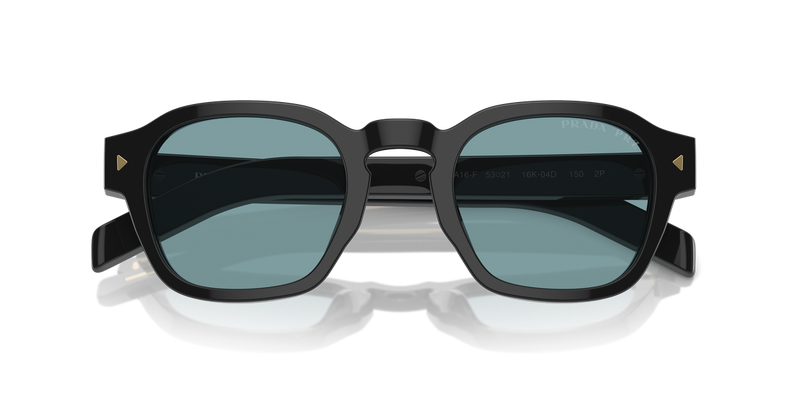 Prada PR A16SF in Black / Polarized Green (16K04D) - Alternate View