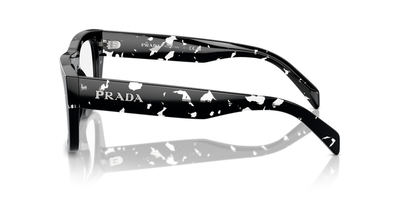 Prada PR A17V in Black Crystal Tortoise - Back View