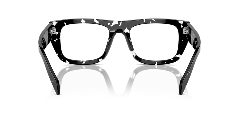 Prada PR A17V in Black Crystal Tortoise - Temple Detail