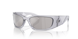 Transparent Grey / Light Grey Mirror Silver (12R2B0)
