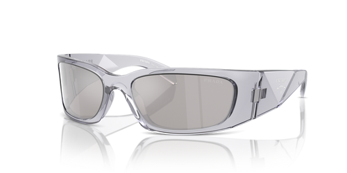 Transparent Grey / Light Grey Mirror Silver (12R2B0)