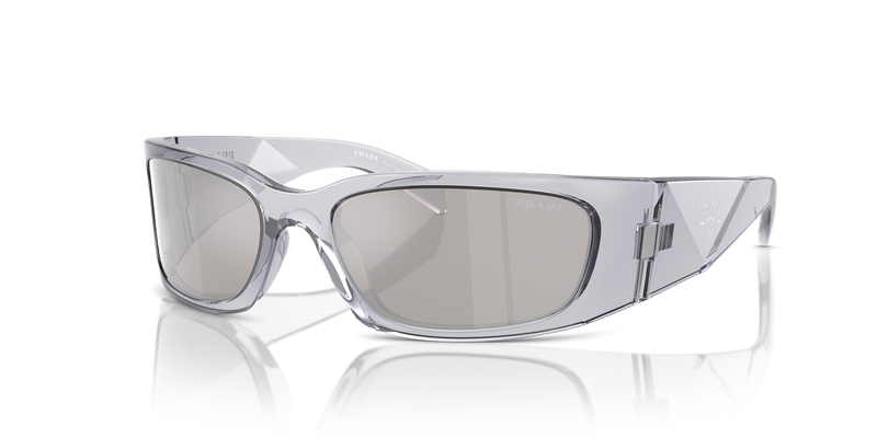 Prada PR A19S in Transparent Grey - Front View