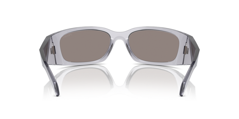 Prada PR A19S in Transparent Grey - Temple Detail