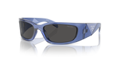 Transparent Iris / Dark Grey (15R5S0)