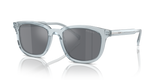 Transparent Azure / Dark Grey Flash Silver (19T175)